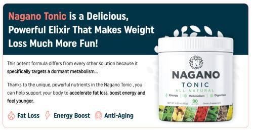 What is Nagano Tonic dietary supplement and its intended purpose
